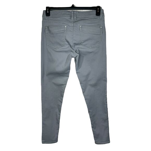 Democracy SZ 8 “Ab”technology Skinny Jeans Stretch Mid-Rise Pocket Zip-Fly Gray - Picture 4 of 9